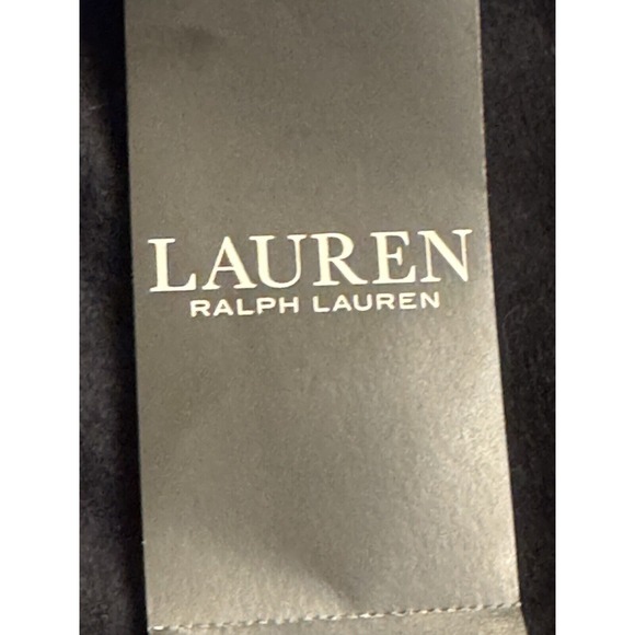 Lauren Ralph Lauren A Line Wool Single Breasted Coat In Regal Navy Plus Size 18W - Picture 8 of 13